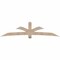 Ekena Millwork Davenport Smooth Timber Gable Bracket, Douglas Fir, 108"W x 27"H x 5 1/2"D x 5 1/2"F, 6/12 Pitch GBW108X27X0606DAV00SDF - alternate 1